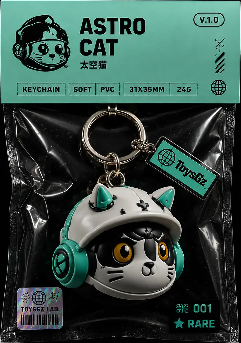 Astro Cat #001 — ToysGz LAB